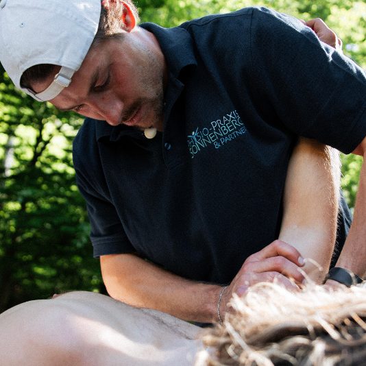 Behandlung an einem Patienten